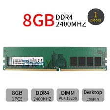 8GB Module DDR4 2400MHz PC4-19200 KVR24N17S8/8 DIMM Desktop Memory For Kingston picture