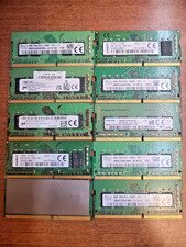 LOT of 10 8GB DDR4 80GB Premium BRANDS Samsung SK Hynix  NANYA micron KINGSTON picture