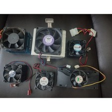 Lot of 6 Computer CPU Coolers, Heatsinks, & Cooling Fans TaiSol, StarTech, Aavid picture