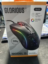 Glorious Model D Wired Gaming Mouse Black 68g Superlight GLO-MS-D-W-BLK - NEW picture
