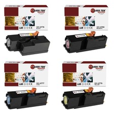 4Pk LTS 1250 B C M Y Compatible for Dell 1250C 1350CNW Toner Cartridge picture