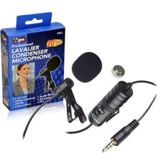 JVC Everio GZ-HD7 Microphone Vidpro XM-L Wired Lavalier Microphone - 20' Cable picture