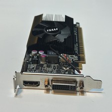 MSI NVIDIA GeForce GT 610 2GB DDR3 Graphics Card Low Profile N610GT-MD2GD3/LP picture
