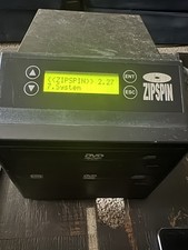 ZIPSPIN 7-Target DVD Duplicator Model 2.27 DVD-ROM DVD-RW Black High Capacity picture