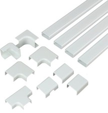 Sanus  On-Wall Cable Concealer Cord Cover Kit for Mounted TVs picture