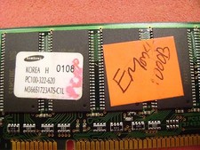 eMACHINES SAMSUNG Desktop Memory 128MB  SDRAM 133Mhz  *  M366S1723ATS-C1L picture