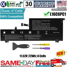 L16C6PC1 L16M6PC1 L16L6PC1 Battery for Lenovo Yoga 720 720-15 720-15Ikb 72WH NEW picture