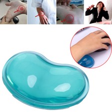 Green Gel Wrist Wavy Mouse Pad Wrist Rest Support for Desktop Laptop PC Computer picture