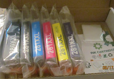 NEW SEALED LOT OF CANON INK 280XXL/281XXL FULL 6 PC SET + EXTRA INK picture