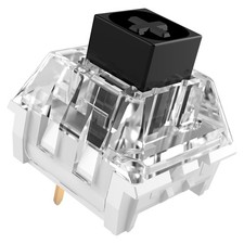 72 PCS Kailh Box Black Switches Mech Keyboard 3Pin 60gf Linear Lubed Dust picture