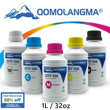 US Stock DTF Ink for Printheads. 32 oz, Bottle of 1L, Water-based DTF Ink picture