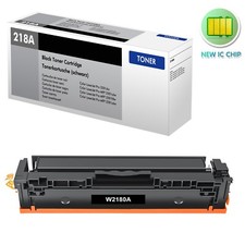 1PK 218A W2180A Black Toner With Chip Fits HP LaserJet Pro MFP 3301cdw 3301fdw picture