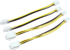 8Inch 4-Pin ATX CPU Power Adapter Cable, 12V Motherboard Power Extension Cable picture
