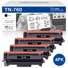 4x TN760 Toner Compatible for Brother MFC-L2710dw HL-L2370DW MFC-L2717DW TN730 picture