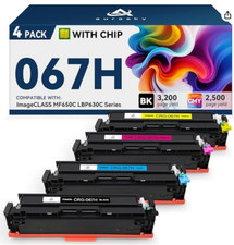 067H 067 High Capacity Compatible Toner Cartridges Replacement for Canon 067H 06 picture