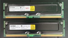 ELPIDA Rambus memory sim 1GB 2x 512MB 800-45 ECC MC-4R512FKE8D-845A Ram Computer picture