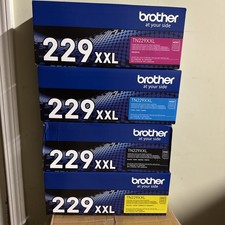 Brother TN229XXL 4PK Super High Yield Toner Set BK CMY for HL MFC Series picture
