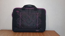 Targus 16-inch Pulse Laptop Case Sleeve Slipcase Black Purple With Handles picture