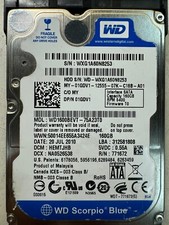 DELL 1GDV1 WD1600BEVT-75A23T0 771672 160GB 5.4K RPM 8MB Cache 3Gb/s SATA 2.5