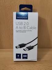 Insignia NS-PU065AB 6ft USB A/B Cable - Black picture