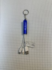 Mircom 3-in-1 USB Type-C Micro USB USB 2.0 Keychain Adapter Blue picture