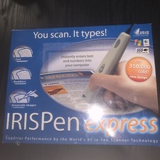 IRIS Pen Express Handheld Grayscale Scanner For Windows Macintosh OS New Sealed picture