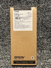Epson T5968 Matte Black 350ml Ink Cartridge, Genuine Date: December 2024 picture