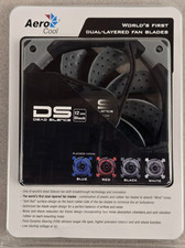NEW AeroCool Shark Fan 120mm Black Edition - 15 Blade High Pressure Case Fan -B1 picture