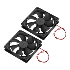 2Pcs DC24V Brushless Cooling Fan DC24V 0.2A 120x120x25mm High Speed Quiet] picture