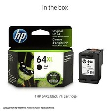 HP N9J92AN#140 64XL Black High Yield Original Ink Cartridge picture