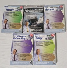New Sealed Video Professor Software Lot of 5  3-CD Sets Money Ebay Wireless Net picture
