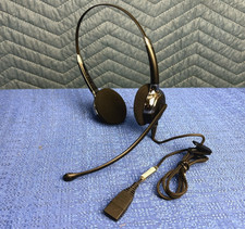 Jabra VXi UC Proset Duo QD Quick-Disconnect Wired Headset - Great Condition picture
