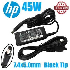 Genuine HP Elitebook Folio 9470m 9480m 45W AC Adapter Charger 7.4MM 744481-002 picture