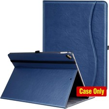 Ztotop Premium Leather Folio Cover for iPad Pro 12.9 Inch 2015/2017, Navy Blue picture