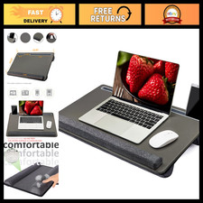 Extra Large Portable Laptop Desk with Mouse Pad & Phone Holder - Fits Up to 17.3 picture