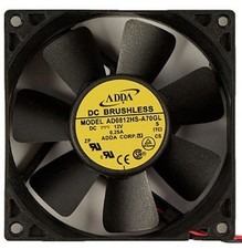 AD0812HS-A70GL 12V 2-PIN Connector 80mm x 80 mm x 25mm Case Power Supply Fan 2 picture