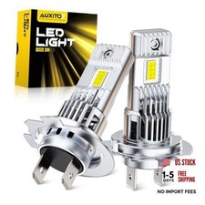 Upgraded Bulbs 50000LM 1000% Brighter, 6500K Cool White, 1:1 Beam Pattern, H7 picture