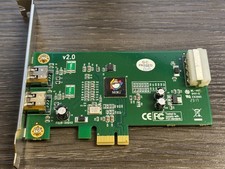 SIIG NN-E20012-S2 2-Port FireWire 400 PCIe PCI Express IEEE 1394a Card picture