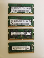 Lot of 4 SK Hynix Samsung Micron 16GB PC4-3200AA DDR4 Laptop Notebook RAM Memory picture