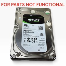 8TB Seagate Exos 7E8 3.5” SATA HDD ST8000NM0055 256MB FOR PARTS picture