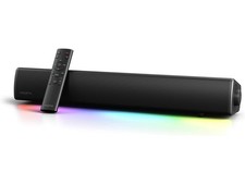 Sound Blaster GS5 Compact RGB Gaming Soundbar, For TV and PC, Black, RGB Gaming picture