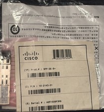 New Sealed Cisco Genuine SFP-GE-S 10-2143-01 1000BASE-SX SFP Component Module picture