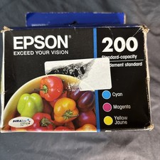 New Genuine Epson 200XL Black & Standard Color Combo Ink Cartridge Exp 01/2024 picture