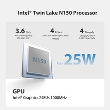 N100 Mini Computer Beelink S12 Pro 12GB 500GB Dual 4K picture