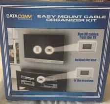 DataComm Easy Mount Cable Organizer Kit (50-3338-WH-KIT) New picture