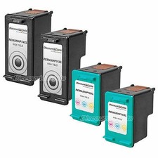 4PK Reman CB336WN CB338WN for HP 74XL 75XL BLACK COLOR Ink PhotoSmart 5500 D5300 picture