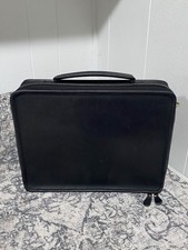 Vintage Coach Leather Nylon Laptop Tablet Case Bag in Black picture