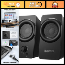 RGB Dual Driver Computer Speakers for Desktop PC - High-Quality Sound & Stylish picture
