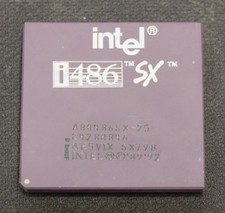 Socket 1 Processor - Intel 80486 SX-25 - SX798 - GOLD - TESTED - NO TARIFF  picture