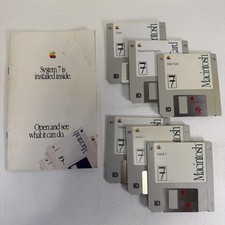 Vintage Mac System 7 Personal Upgrade Kit Apple Software 3.5” Floppy picture